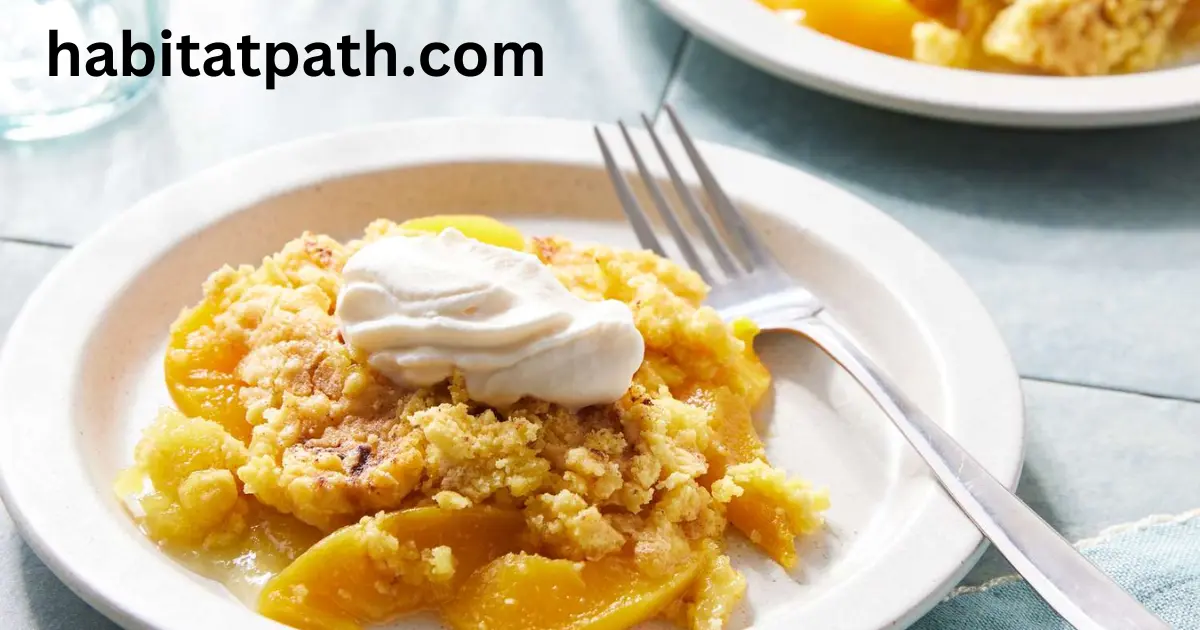 peach cobbler recipe with cake mix